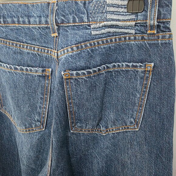 Revice Patchwork Jeans Women’s Size 28 Made in USA Straight Leg High Rise - Picture 11 of 16